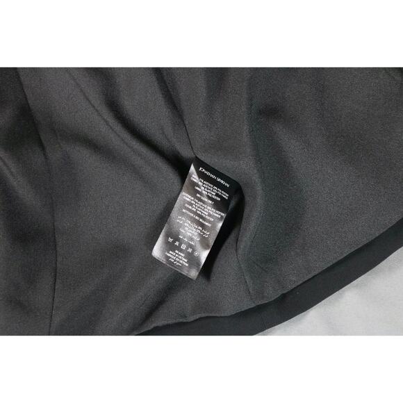 New Jonathan Simkhai Jacket Womens Sz 8 Black Tuxedo Jessie Crepe Blazer - Picture 11 of 12
